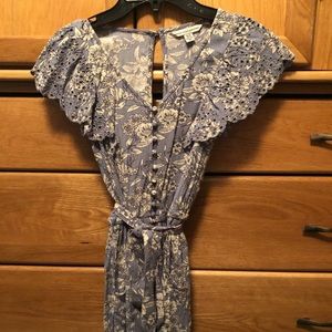 American Eagle floral  jumpsuit